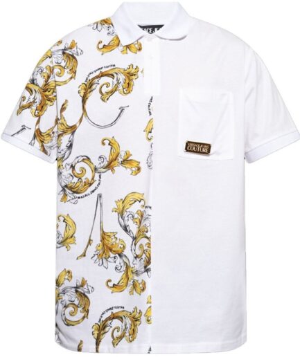Versace Jeans White + Gold Man's Shirts